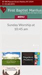 Mobile Screenshot of firstbaptist-manlius.org